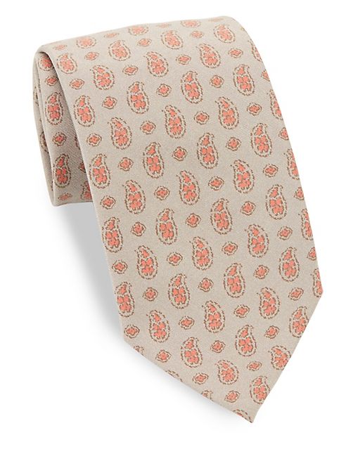 Eidos - Vintage Paisley-Print Tie