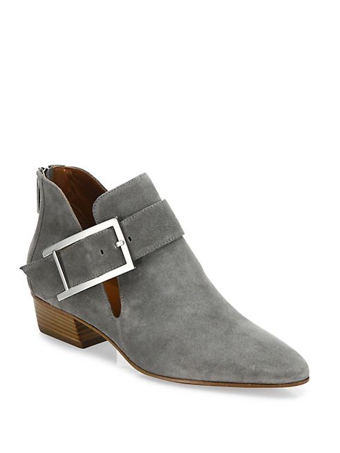 Aquatalia - Filomena Buckle Suede Booties