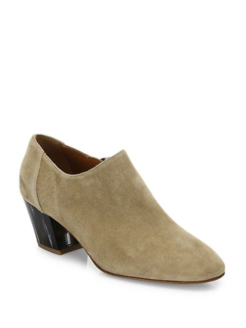 Aquatalia - Fawna Suede Block Heel Booties