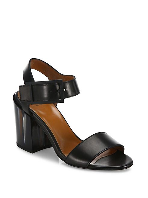 Aquatalia - Fredia Leather Block Heel Sandals