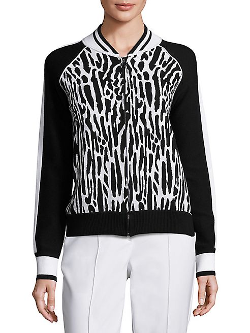 St. John - St. John SportSport Collection Leopard Printed Jacket