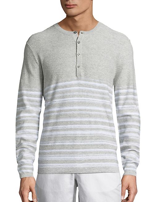 Michael Kors - Mix Texture Heathered Henley