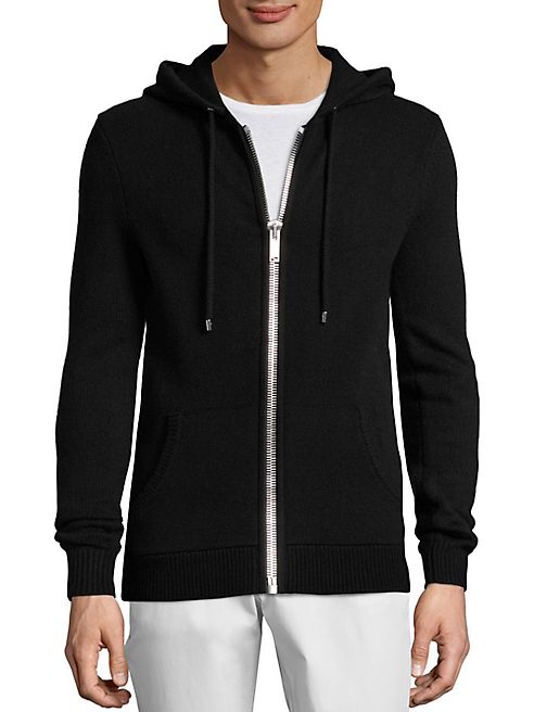 Michael Kors - Ribbed Cashmere Hoodie