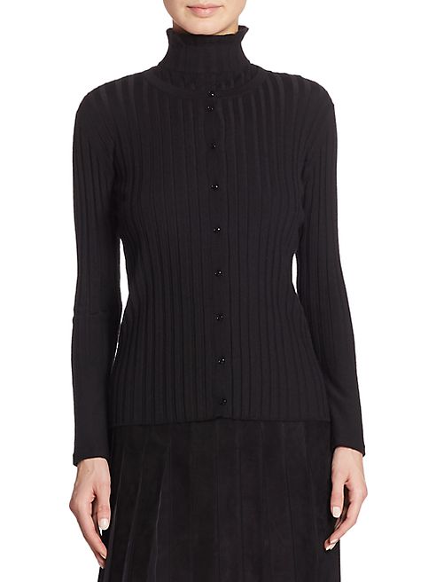 Akris - Ribbed Cashmere & Silk Cardigan