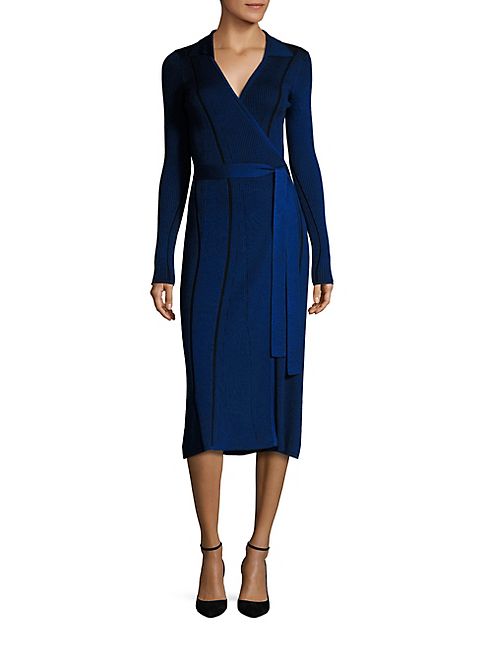 Diane von Furstenberg - Merino Wool & Silk Blend Wrap Dress