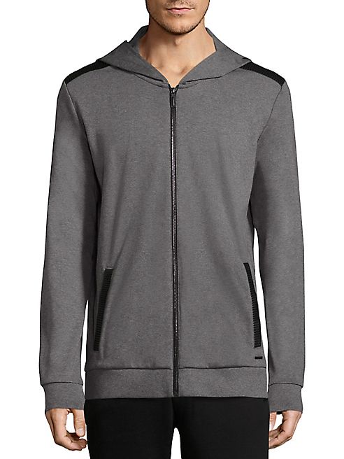 HUGO BOSS - Dellagio Front Zippered Hoodie