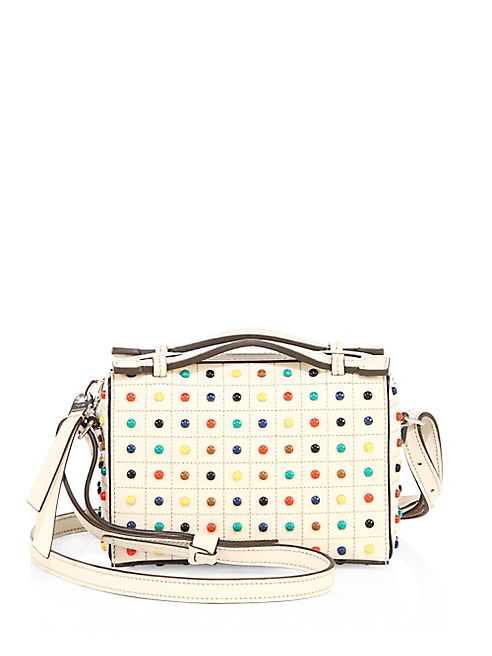 Tod's - Diodon Studded Micro Leather Crossbody Bag