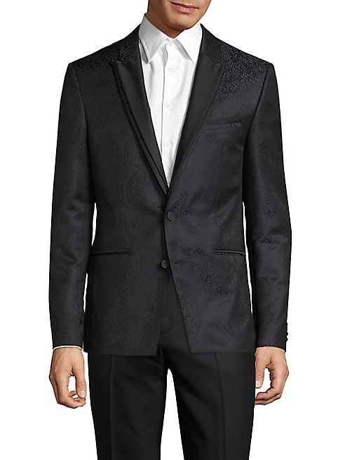 HUGO BOSS - Alery Snake Skin Embossed Blazer