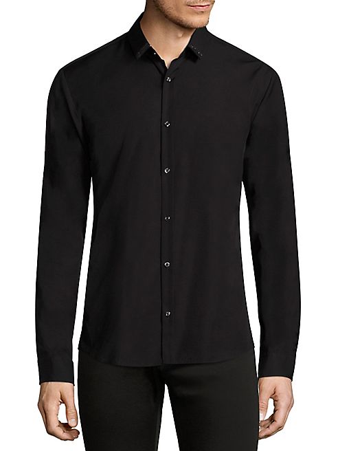 HUGO BOSS - Ero3 Ribbon Trimmed Shirt