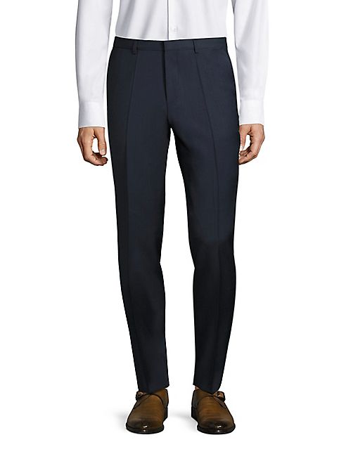 HUGO BOSS - Hets Wool-Blend Stretch Trousers