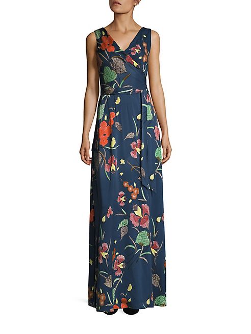 Diane von Furstenberg - Sleeveless Wrap Gown