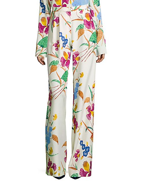 Diane von Furstenberg - Campbell Floral Print Pants