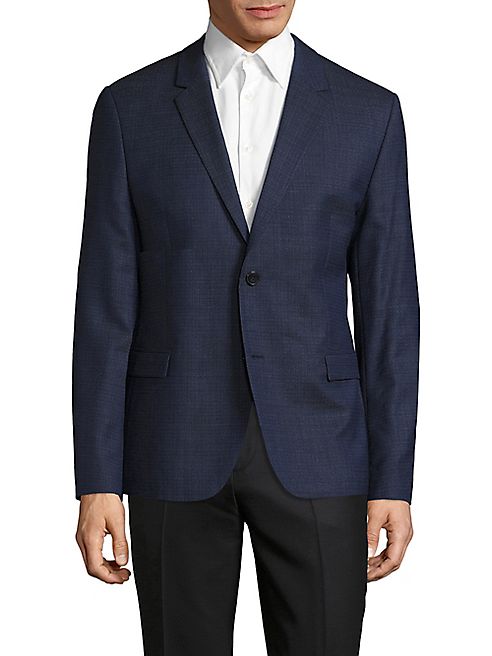 HUGO BOSS - Arleto Textured Weave Virgin Wool Blazer