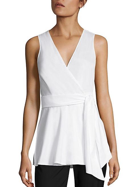 Diane von Furstenberg - Sleeveless Wrap Top