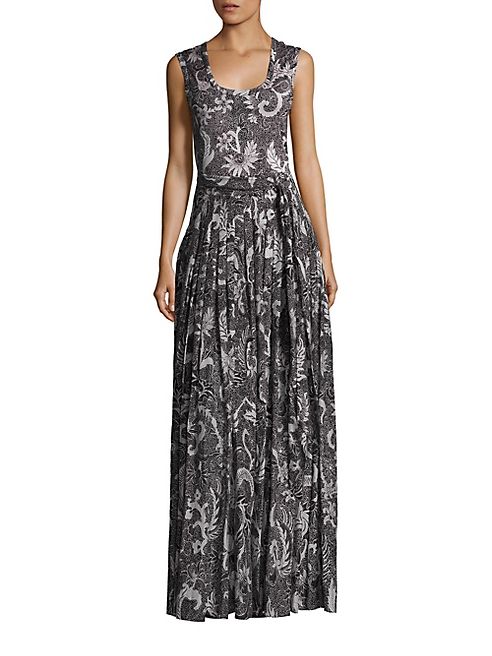 Diane von Furstenberg - Pleated Silk Blend Gown