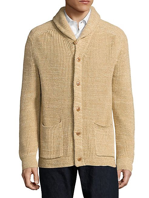 Polo Ralph Lauren - Cotton-Linen Shawl Cardigan