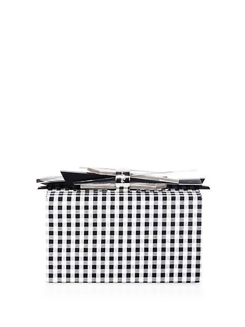 Edie Parker - Wolf Gingham Clutch