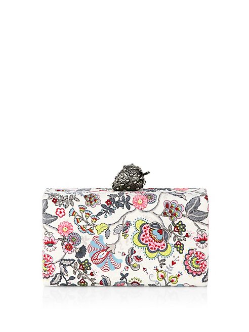 Edie Parker - Jean Floral Strawberry Clutch