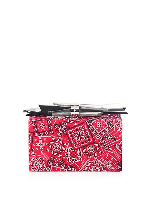 Edie Parker - Wolf Paisley Clutch