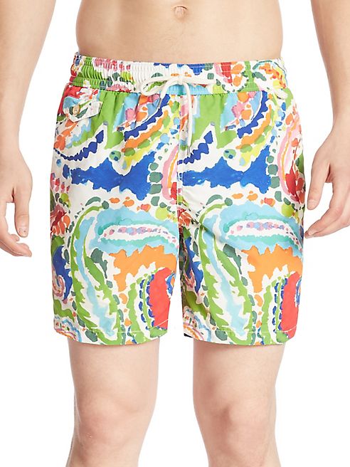 Polo Ralph Lauren - Paisley Traveler Swim Trunks