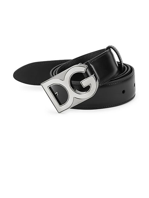 Dolce & Gabbana - Logo Buckle Leather Belt