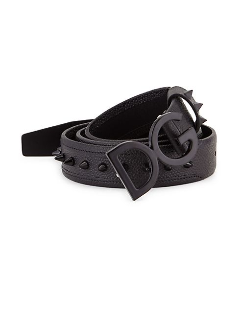 Dolce & Gabbana - Leather Logo Belt