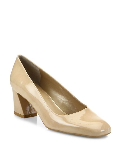 Stuart Weitzman - Marymid Patent Leather Pumps