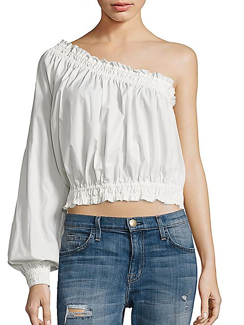 Free People - Anabelle Cotton One-Shoulder Top