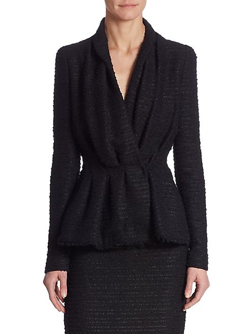 Carolina Herrera - Tweed Peplum Jacket