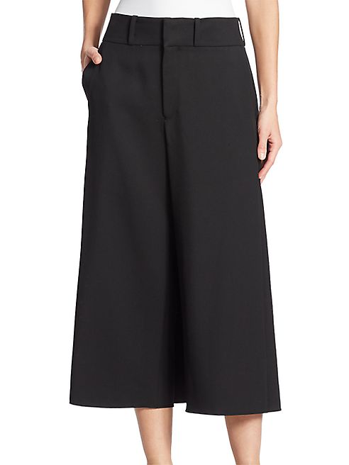 Ms. Min - Wide-Leg Wool Trouser