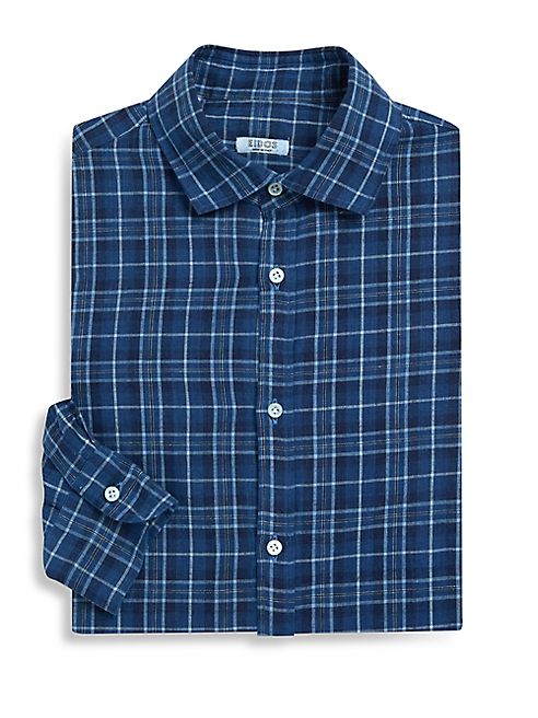 Eidos - Textured Regular-Fit Dress Shirt