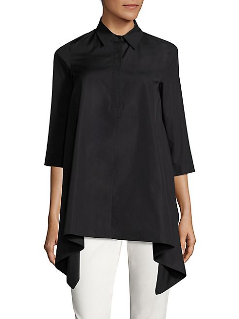 Max Mara - Solista Asymmetrical Cotton Shirt