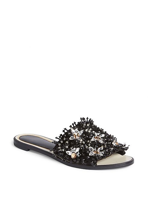 Lanvin - Embellished Slides