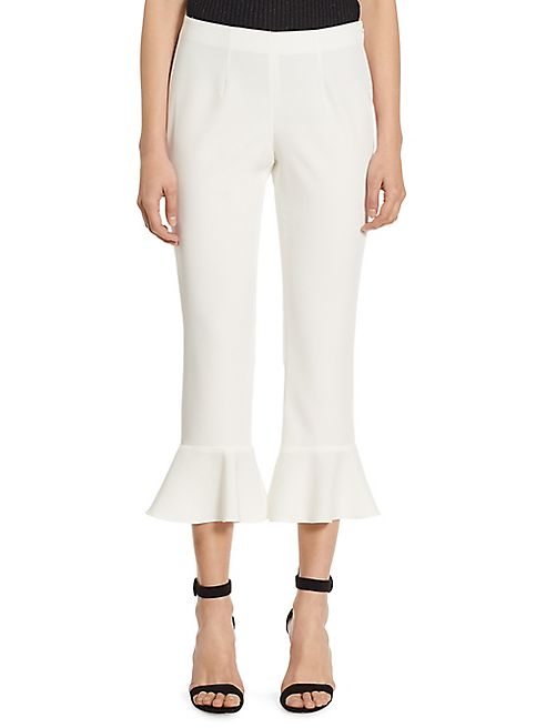 Scripted - Ruffle Hem Cropped Pants