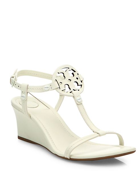 Tory Burch - Miller Leather Wedge Sandals