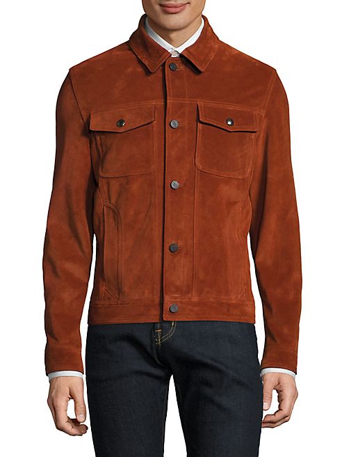 Salvatore Ferragamo - Suede Biker Jacket