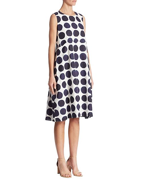 Max Mara - Adda Dot Printed Dress