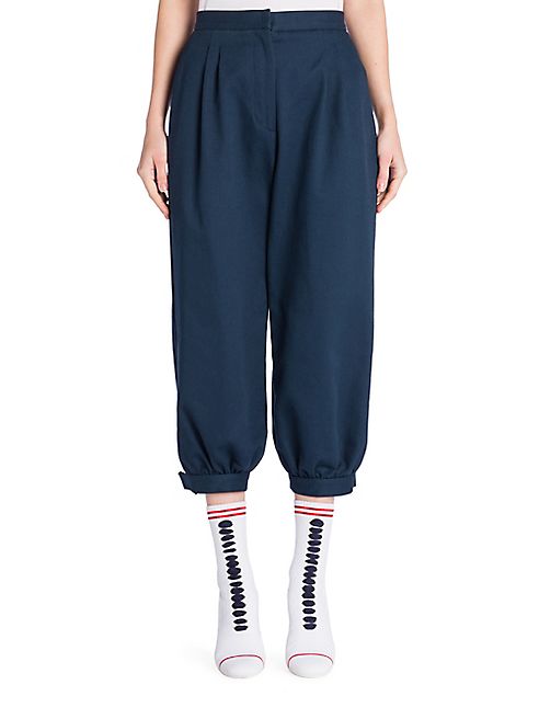 Fendi - Full Cotton Ankle Pants