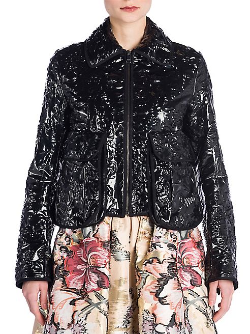 Fendi - Cermanic Leather Jacket