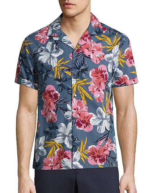 Original Penguin - Short Sleeve Floral Printed Shirt