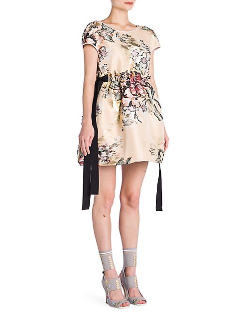 Fendi - Bambolina Floral Jacquard Dress