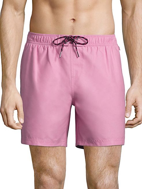 Original Penguin - Solid Swim Trunks