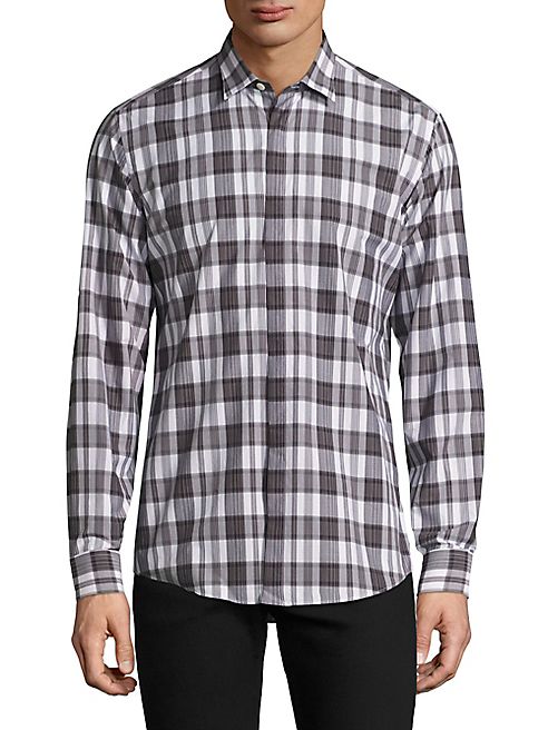 Salvatore Ferragamo - Slim-Fit Plaid Shirt