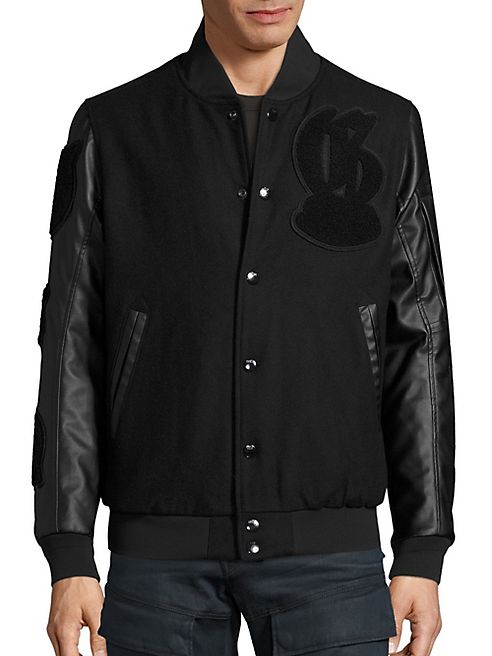 G-Star RAW - Dual Textured Sports Bomber Jacket