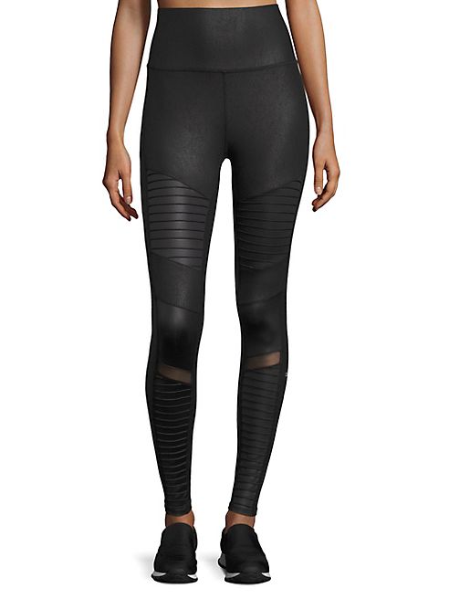 Alo Yoga - High Waist Moto Leggings