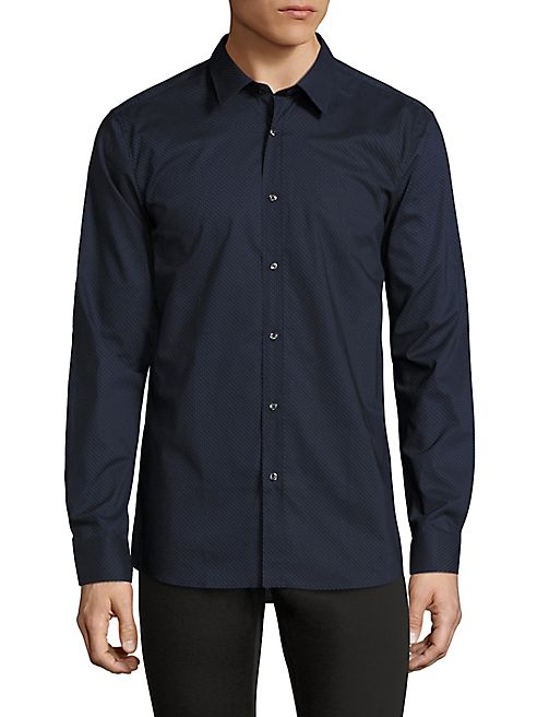 HUGO BOSS - Elisha Diagonal Chevron Shirt