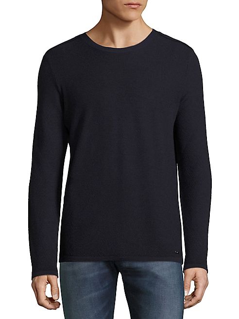 HUGO BOSS - Salexo Looped Virgin Wool Sweater