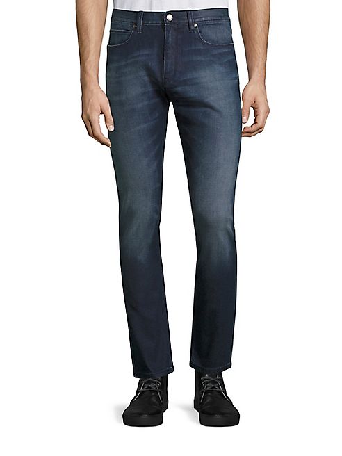 HUGO BOSS - Solid Cotton Jeans