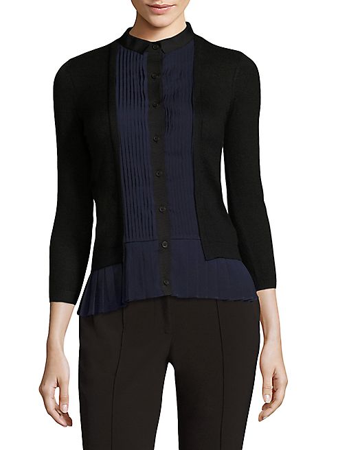 Yigal Azrouel - Pleated Cashmere-Blend Cardigan