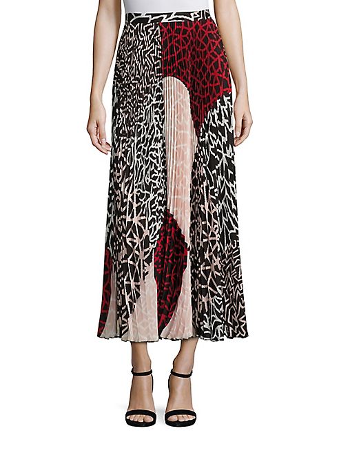 Yigal Azrouel - Printed Pleated Skirt